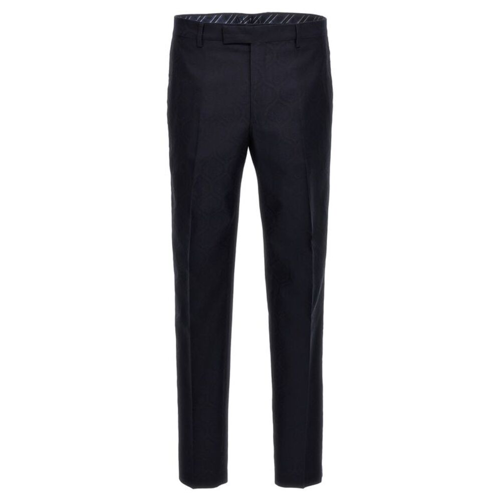 Etro Blue Cotton Dress Men's Pants